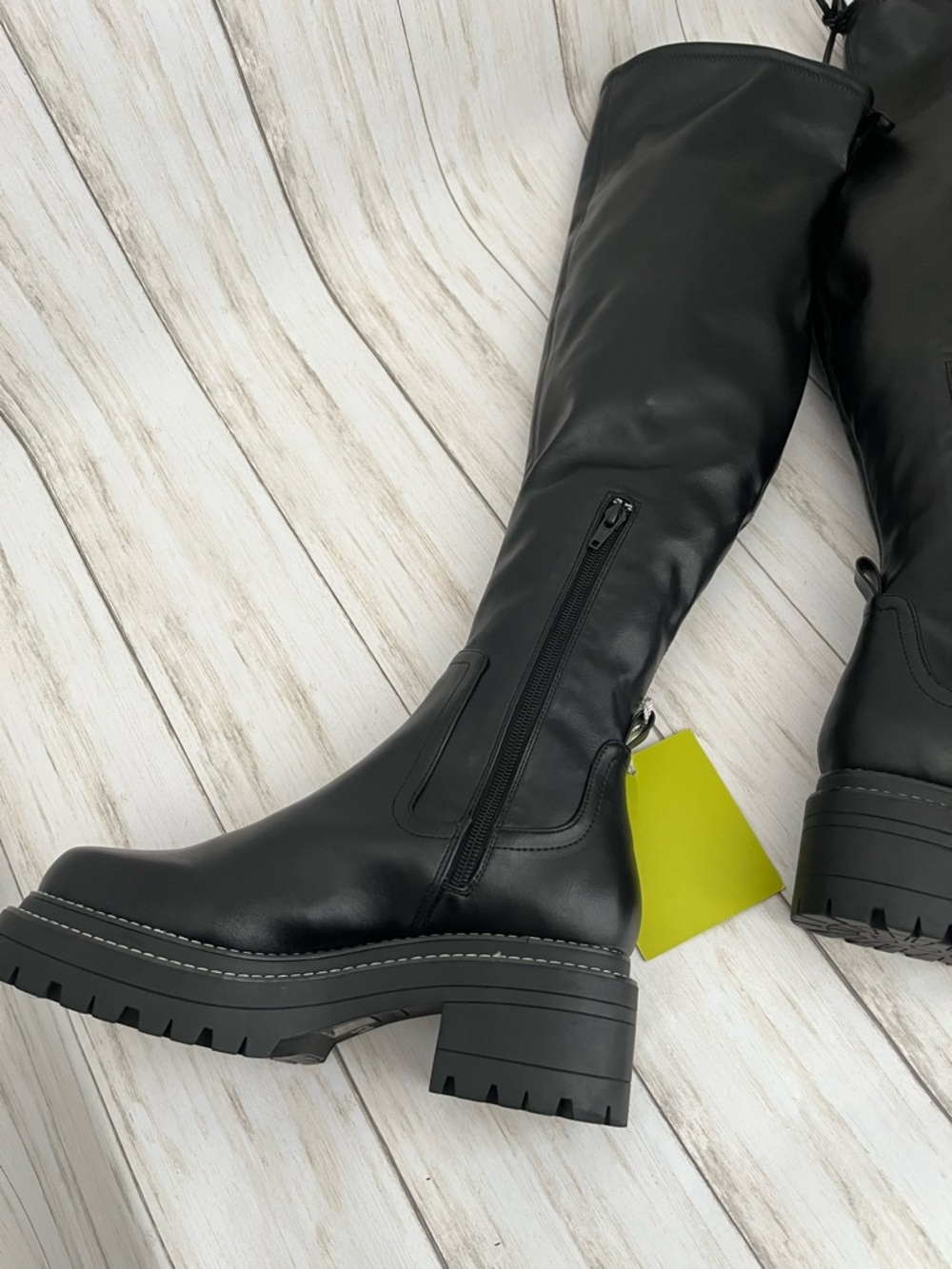 Gianni Bini Soelle Black Over-the-Knee Boots - Picture 11 of 12